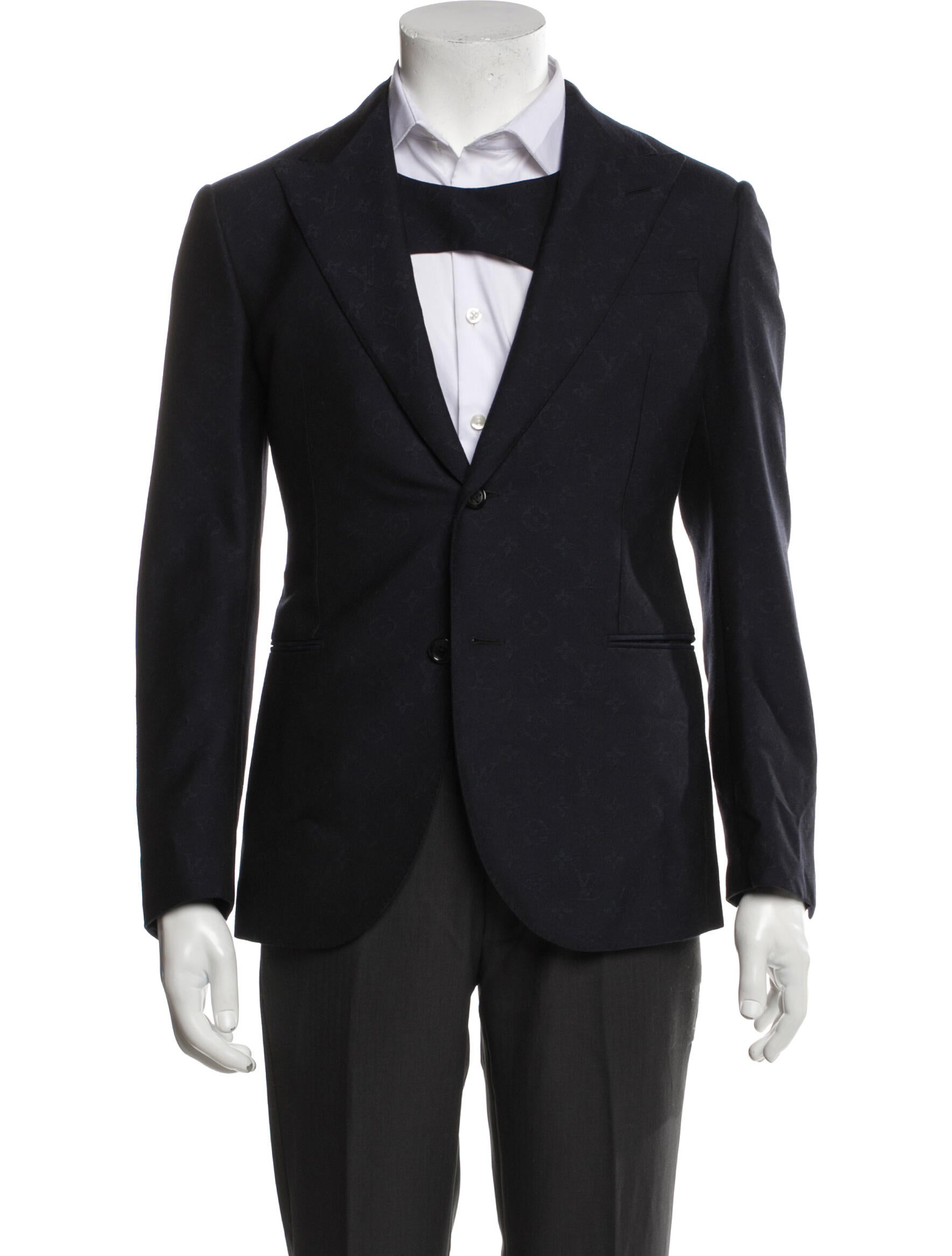 Louis Vuitton 2022 LV Monogram Suit - Blue Suiting, Clothing