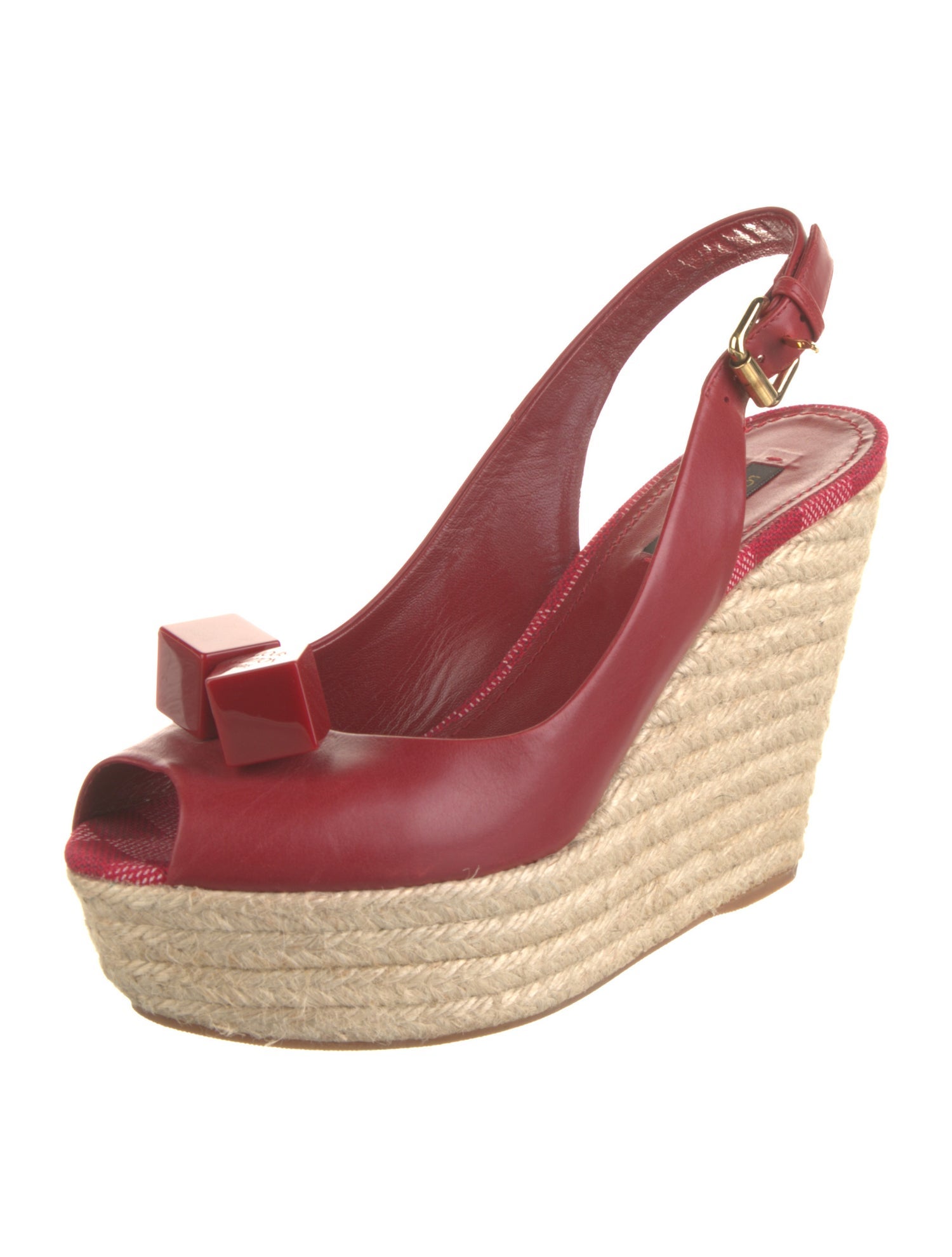 Louis Vuitton Leather Espadrilles