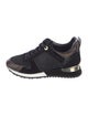 Louis Vuitton LV Monogram Leather Trim Embellishment Sneakers
