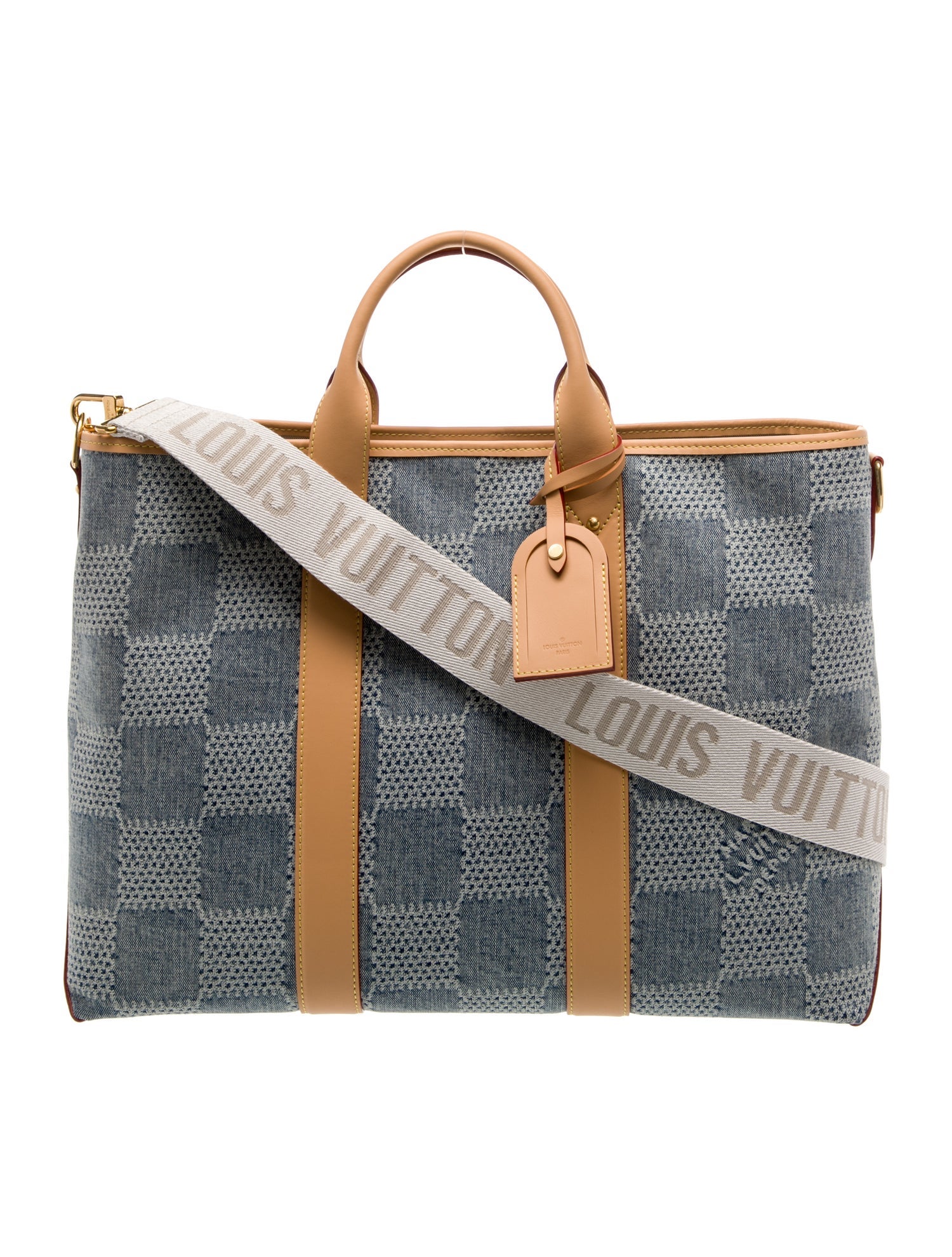 Louis Vuitton Denim Damier Denim Weekend