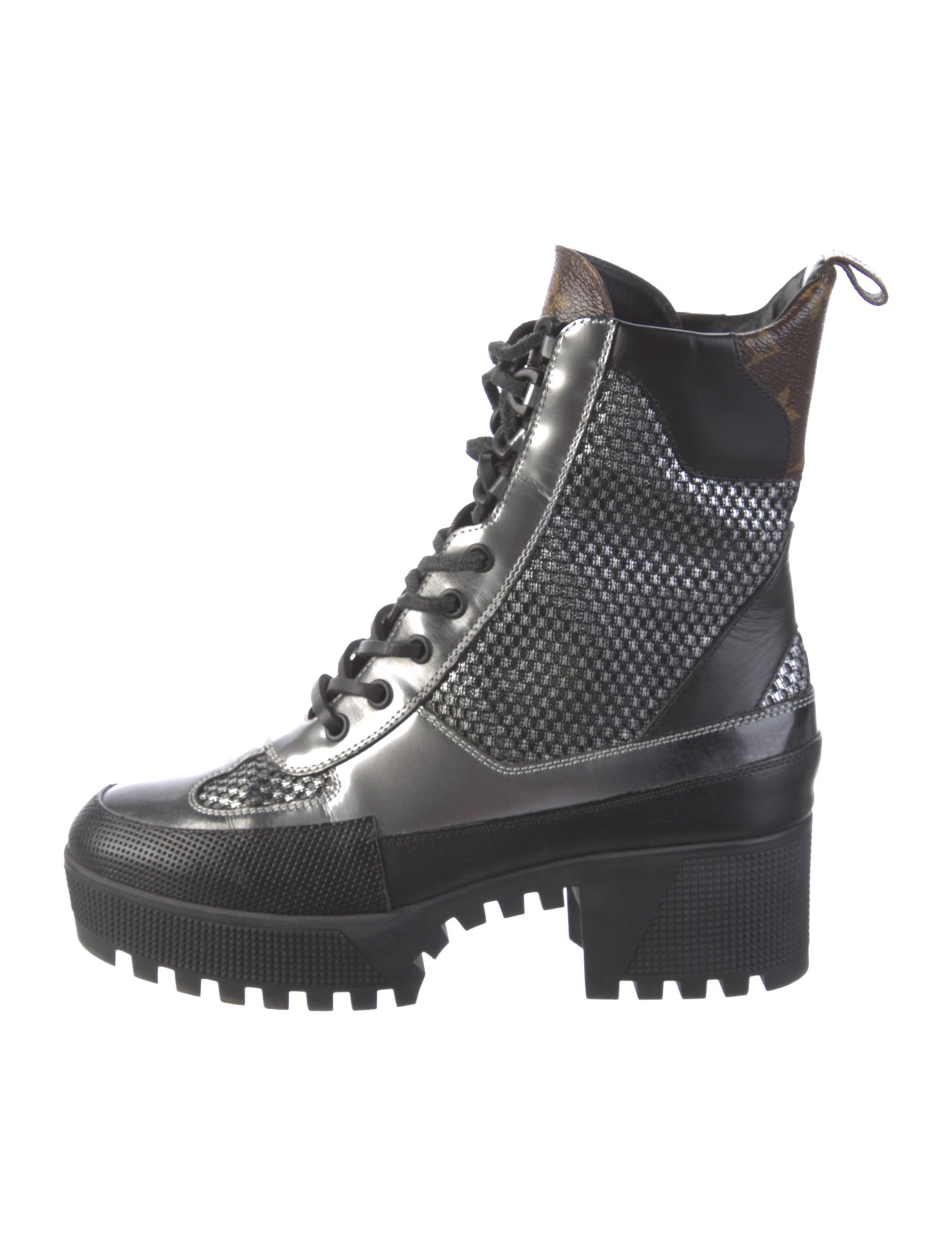 Louis Vuitton LV Monogram Combat Boots