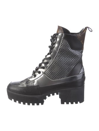Louis Vuitton LV Monogram Combat Boots