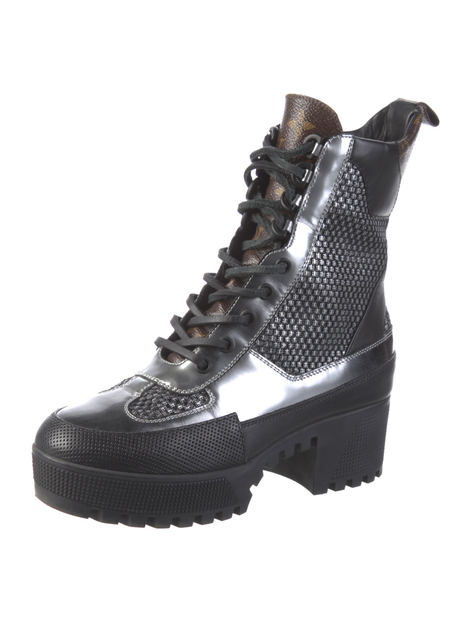 Louis Vuitton LV Monogram Combat Boots