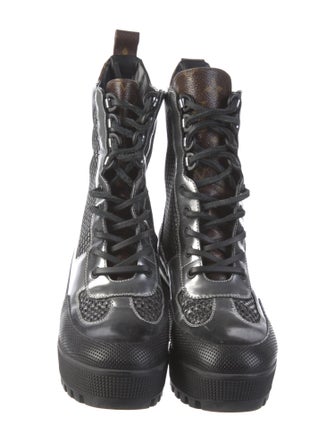 Louis Vuitton LV Monogram Combat Boots