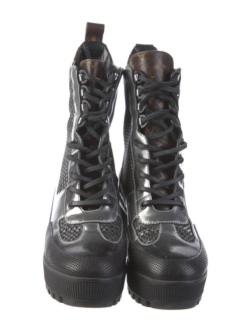 Louis Vuitton LV Monogram Combat Boots