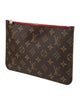 Louis Vuitton LV Monogram Neverfull Pouch