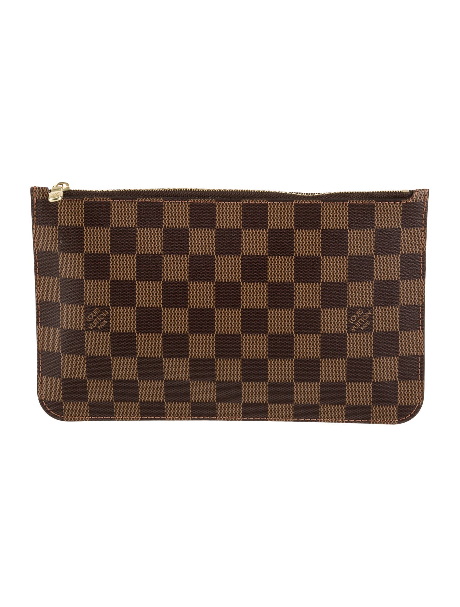 Louis Vuitton Damier Ebene Neverfull Pouch