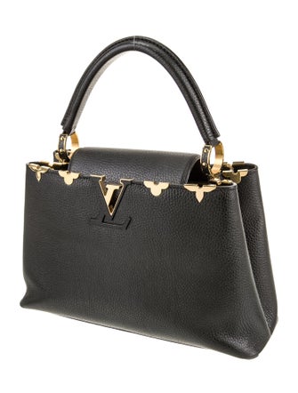 Louis Vuitton Taurillon Leather Flower Crown Capucines MM