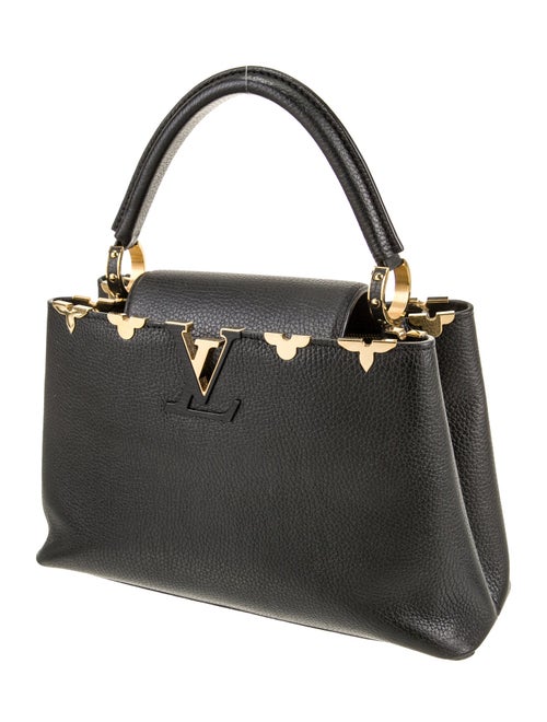 Louis Vuitton Taurillon Leather Flower Crown Capucines MM