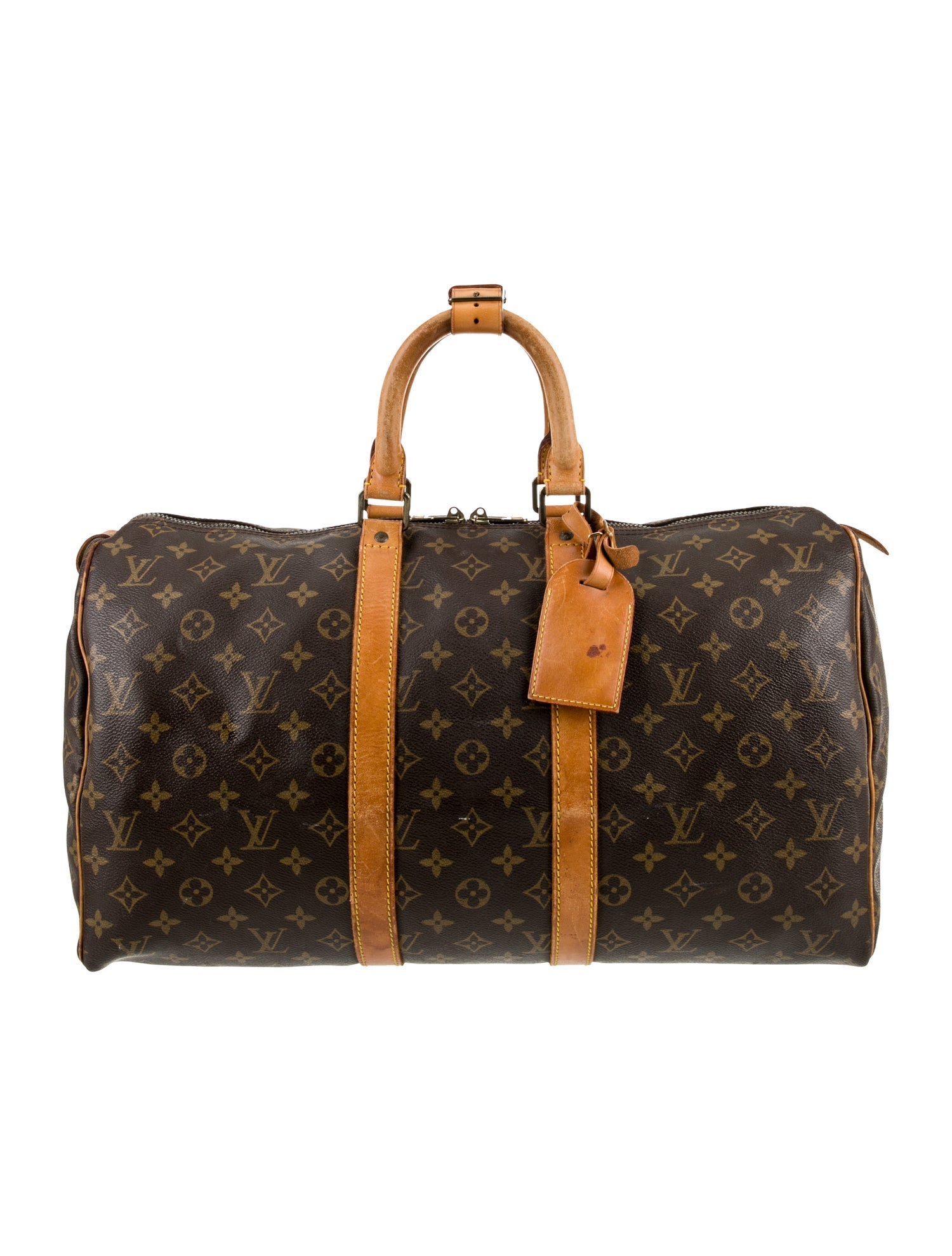 Louis Vuitton LV Monogram Speedy 45 Vintage
