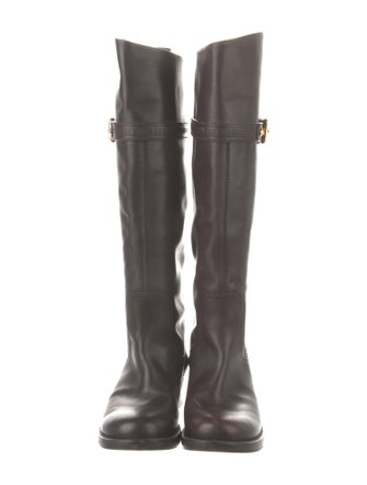 Louis Vuitton LV Monogram Leather Riding Boots