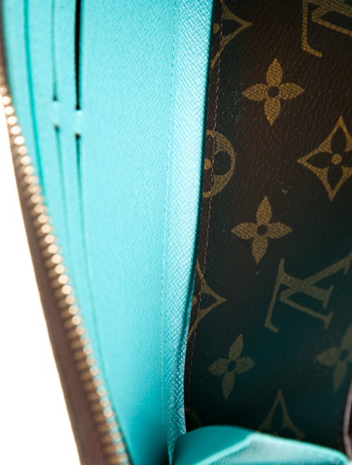 Louis Vuitton LV Monogram Coated Canvas Clemence Wallet