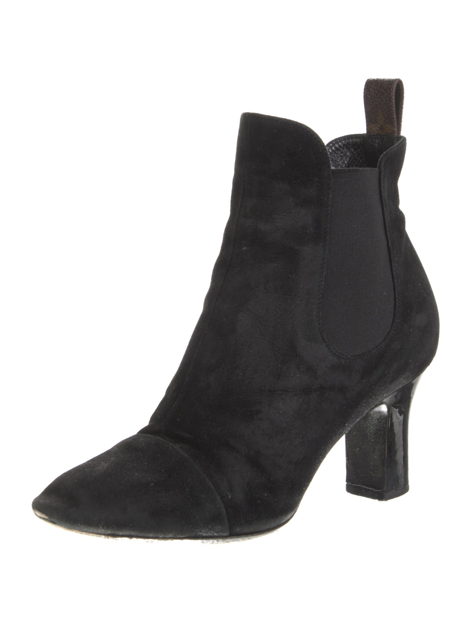 Louis Vuitton LV Monogram Suede Chelsea Boots