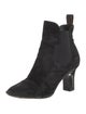 Louis Vuitton LV Monogram Suede Chelsea Boots