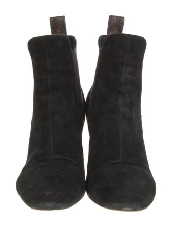Louis Vuitton LV Monogram Suede Chelsea Boots