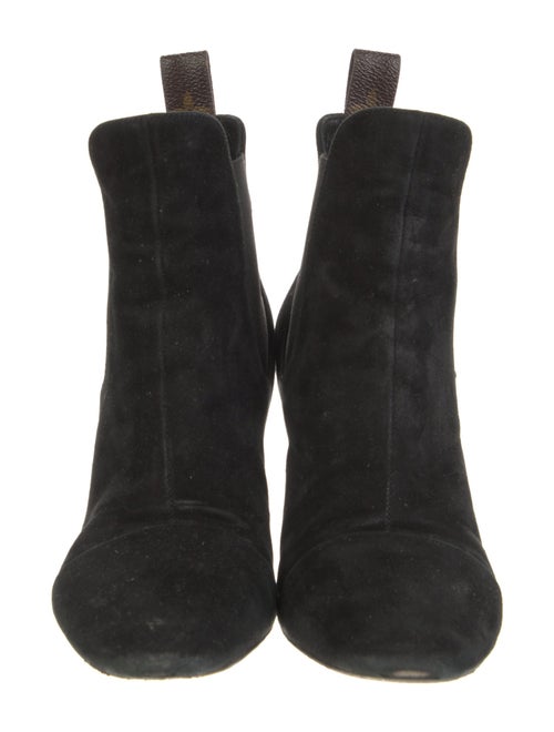 Louis Vuitton LV Monogram Suede Chelsea Boots