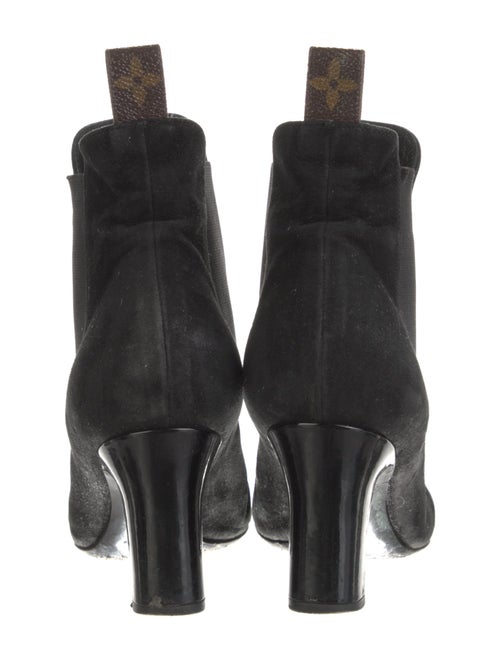 Louis Vuitton LV Monogram Suede Chelsea Boots