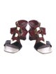 Louis Vuitton Leather T-Strap Sandals
