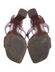 Louis Vuitton Leather T-Strap Sandals