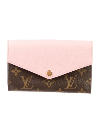 Louis Vuitton Signature Logo Coated Canvas Pallas Compact Wallet