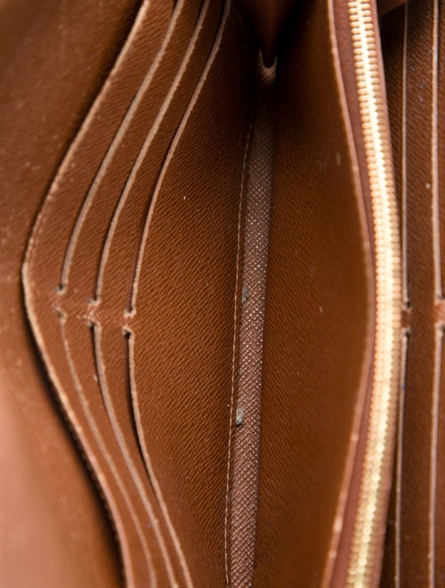 Louis Vuitton LV Monogram Coated Canvas Sarah Wallet