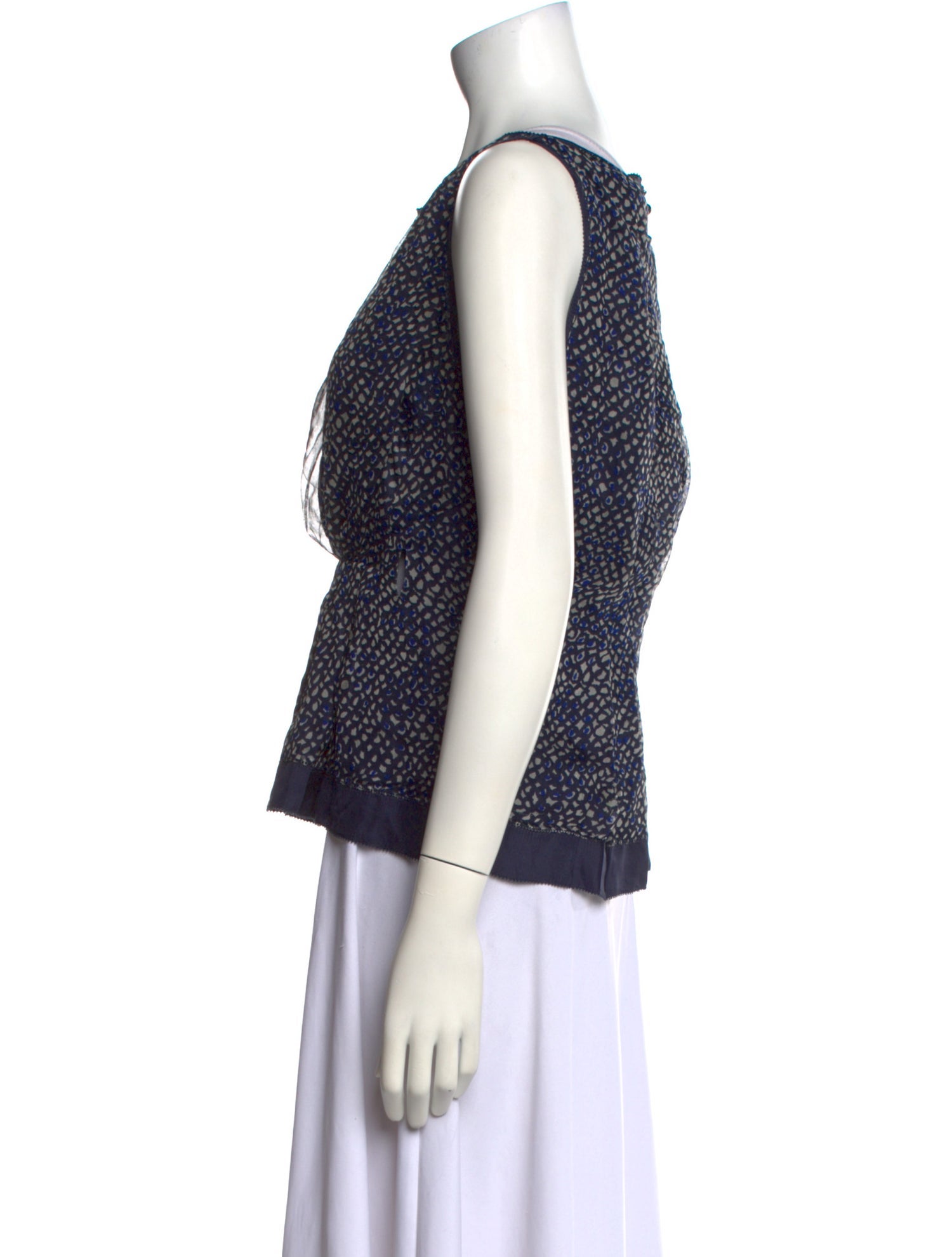 Louis Vuitton Silk Printed Top