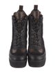 Louis Vuitton LV Monogram Suede Combat Boots
