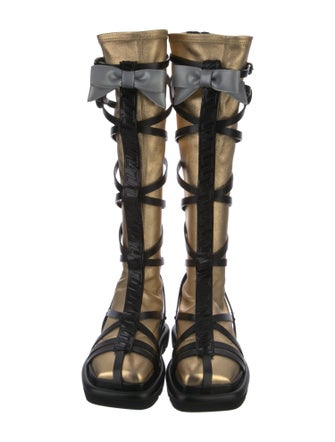 Louis Vuitton LV Monogram Leather Boots