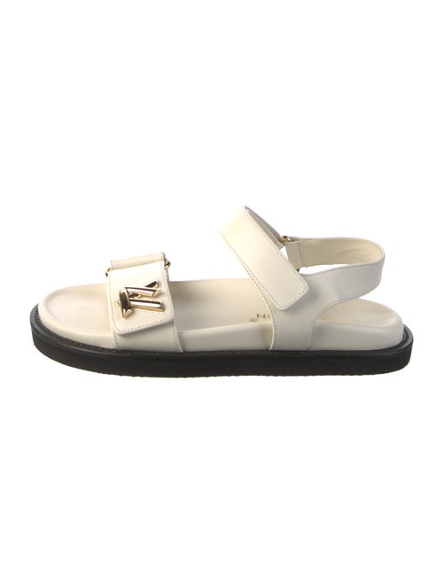 Louis Vuitton Leather Slides