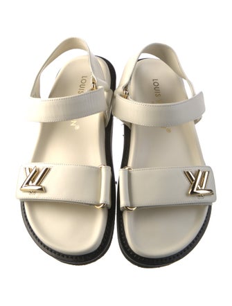 Louis Vuitton Leather Slides