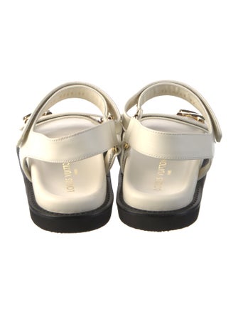 Louis Vuitton Leather Slides