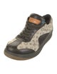 Louis Vuitton Monogram Mini Lin Pattern Leather Sneakers