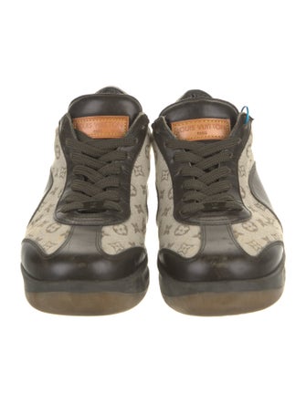 Louis Vuitton Monogram Mini Lin Pattern Leather Sneakers