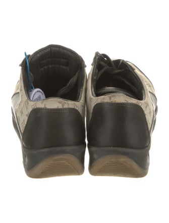 Louis Vuitton Monogram Mini Lin Pattern Leather Sneakers