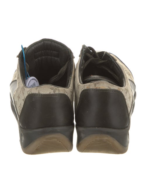 Louis Vuitton Monogram Mini Lin Pattern Leather Sneakers