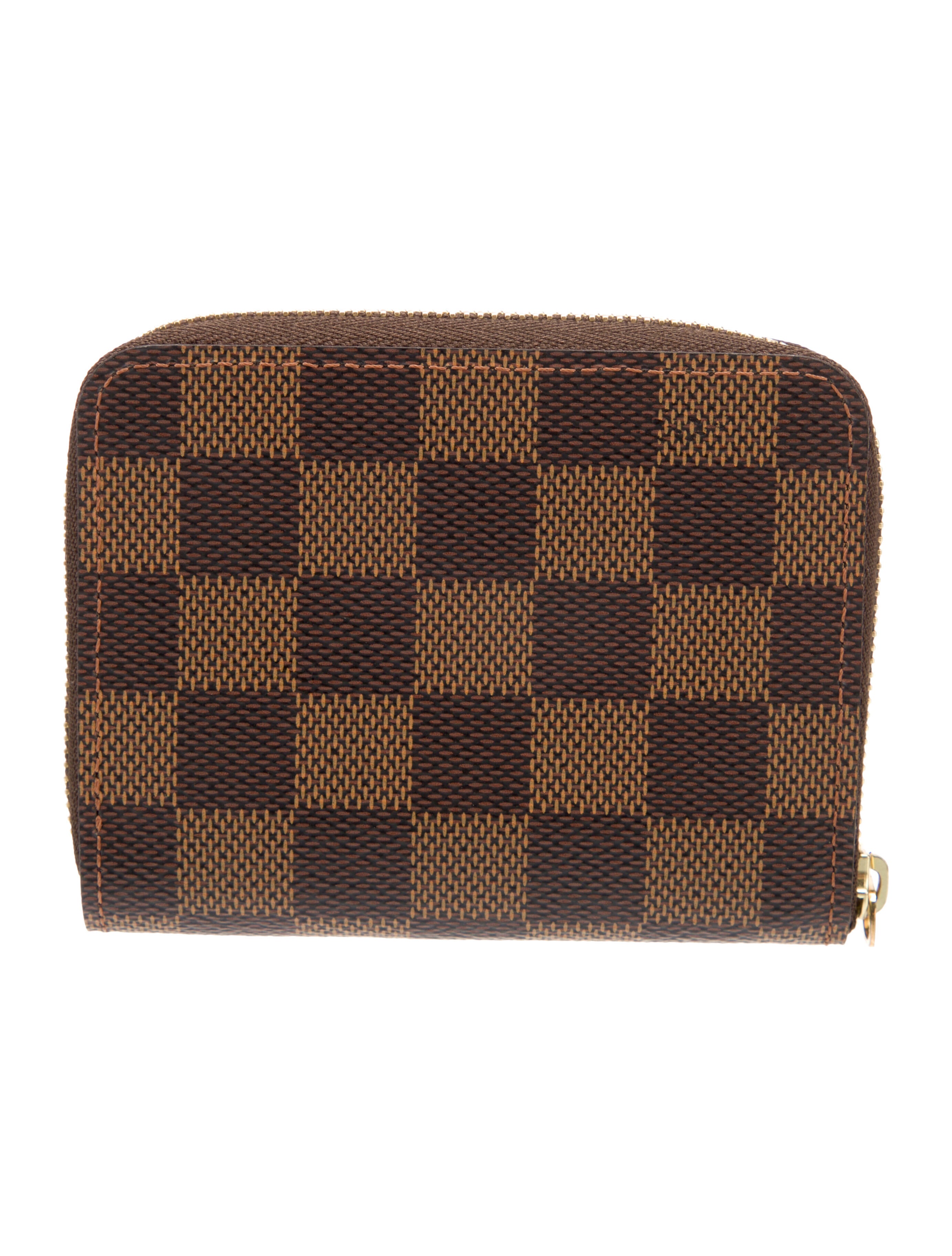 Louis Vuitton 2016 Damier Ebene Pattern Zippy Coin Purse