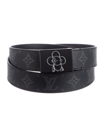 Louis Vuitton 2015 Monogram Ink Vivienne Metropole 35MM Waist Belt