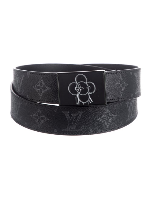 Louis Vuitton 2015 Monogram Ink Vivienne Metropole 35MM Waist Belt