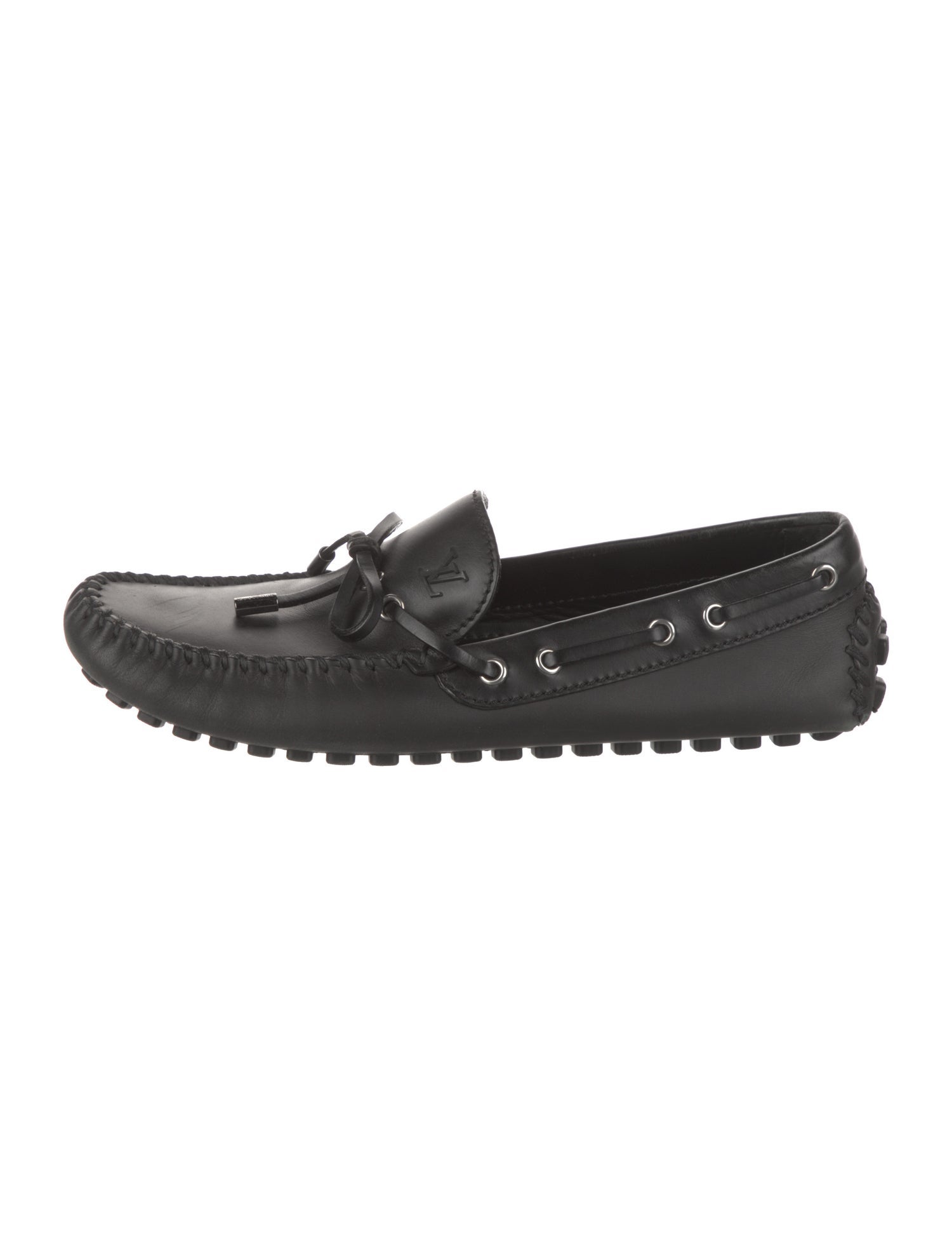 Louis Vuitton LV Monogram Leather Loafers