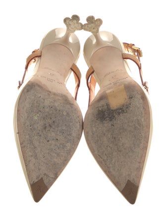 Louis Vuitton Patent Leather Slingback Pumps