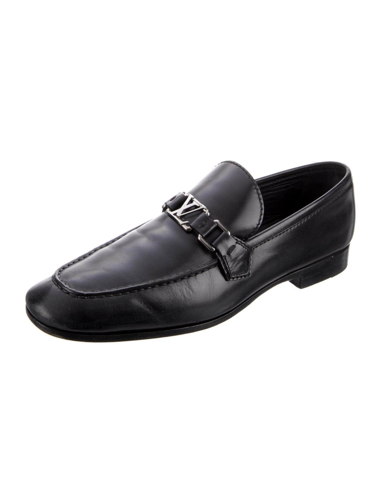 Louis Vuitton LV Monogram Leather Loafers