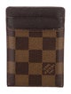 Louis Vuitton 2016 Damier Ebene Pattern Wallet