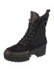 Louis Vuitton Canvas Combat Boots