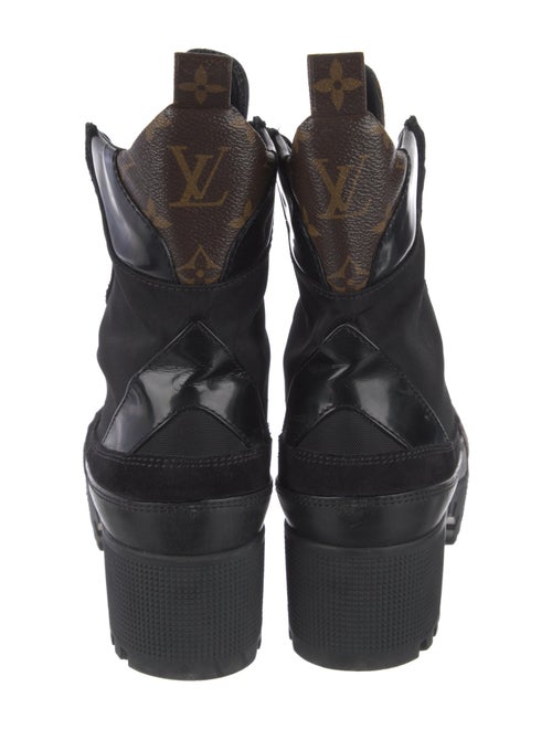 Louis Vuitton Canvas Combat Boots