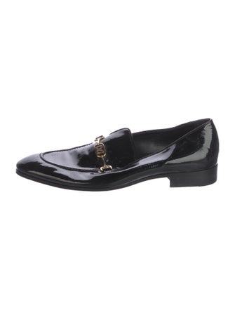 Louis Vuitton Monogram Pattern Patent Leather Dress Loafers