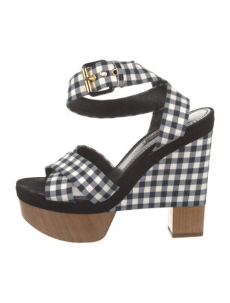 Louis Vuitton Canvas Printed Sandals