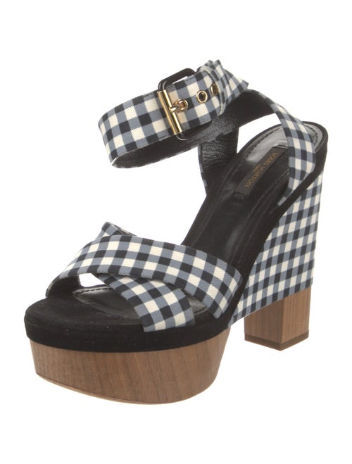 Louis Vuitton Canvas Printed Sandals