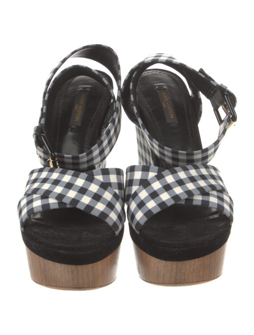 Louis Vuitton Canvas Printed Sandals