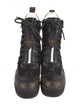 Louis Vuitton LV Monogram Suede Combat Boots