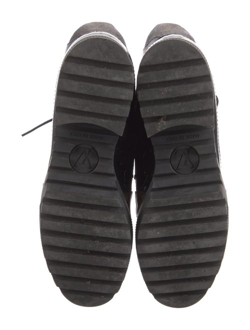 Louis Vuitton LV Monogram Suede Combat Boots